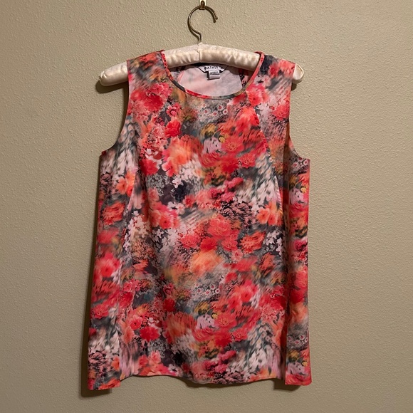 Athleta Women's Floral‎ Tank Top, Size Xtra Small - Picture 1 of 3